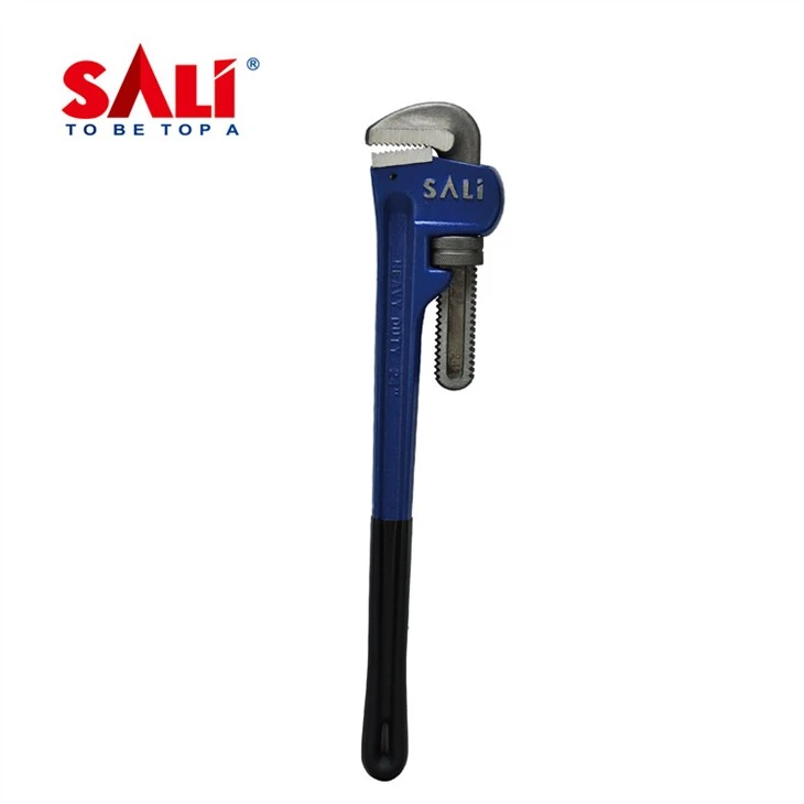 SALI Heavy Duty Pipe Wrench With Rubber Grip